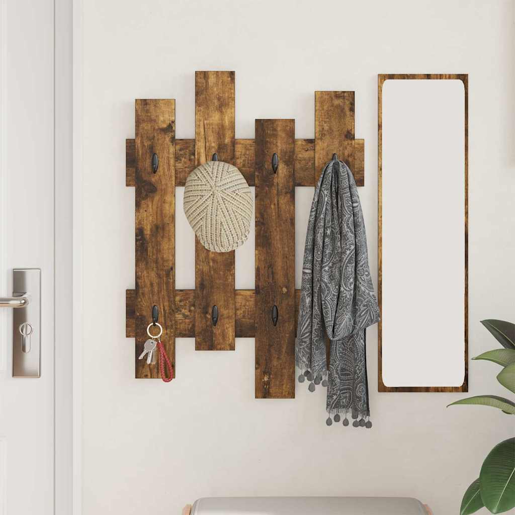 Appendiabiti a muro Rovere fumé 60 x 3 x 82 cm | homemem39