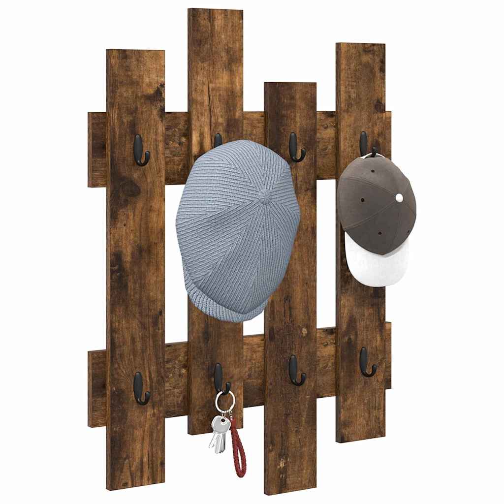 Appendiabiti a muro Rovere fumé 60 x 3 x 82 cm | homemem39