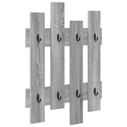 Appendiabiti a muro Grigio Sonoma 60 x 3 x 82 cm | homemem39