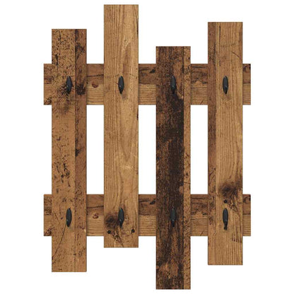 Appendiabiti a muro Legno vecchio 60 x 3 x 82 cm