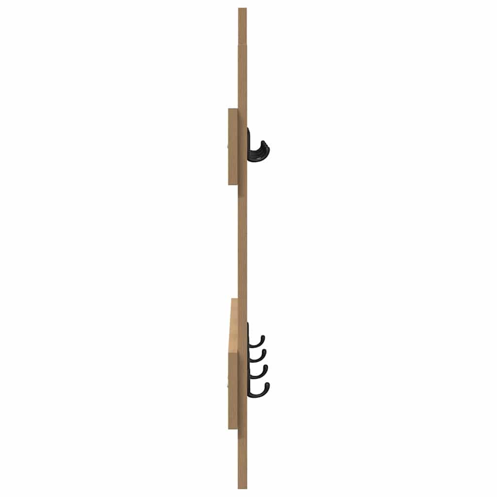 Appendiabiti a muro Rovere artigianale 60 x 3 x 82 cm | homemem39