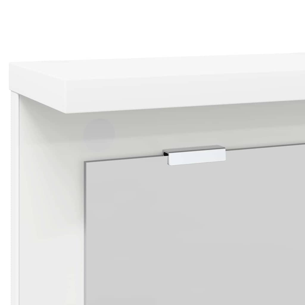 Appendiabiti a muro Bianco 85 x 10 x 45 cm Legno multistrato | homemem39