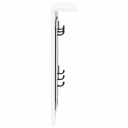 Appendiabiti a muro Bianco 85 x 10 x 45 cm Legno multistrato | homemem39