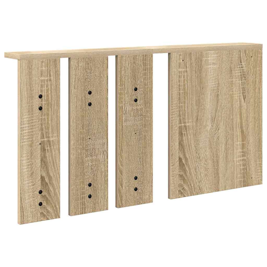 Appendiabiti a muro con specchio rovere sonoma 85 x 10 x 45 cm