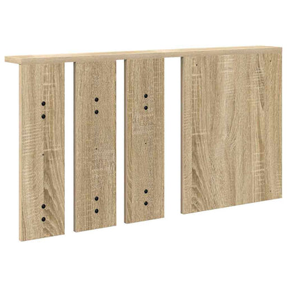 Appendiabiti a muro con specchio rovere sonoma 85 x 10 x 45 cm