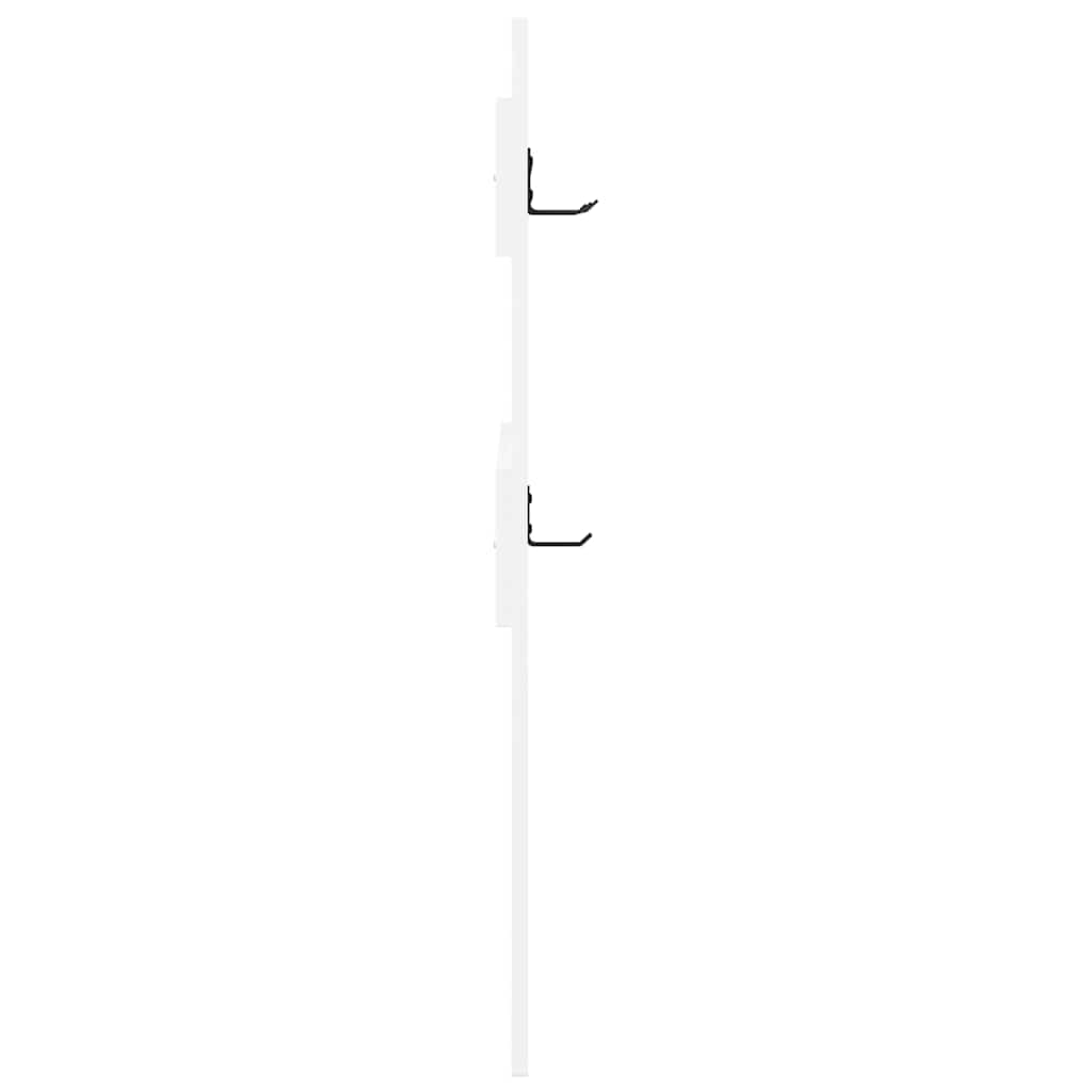 Appendiabiti a muro Bianco 65 x 3 x 100 cm Legno multistrato