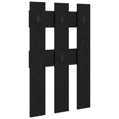 Appendiabiti a muro Rovere Nero 65 x 3 x 100 cm