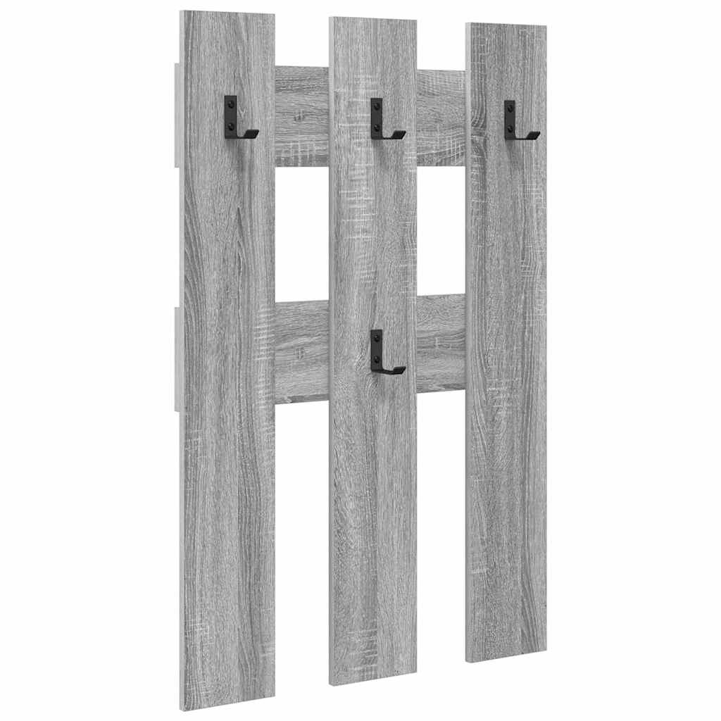 Appendiabiti a muro Grigio Sonoma 65 x 3 x 100 cm | homemem39