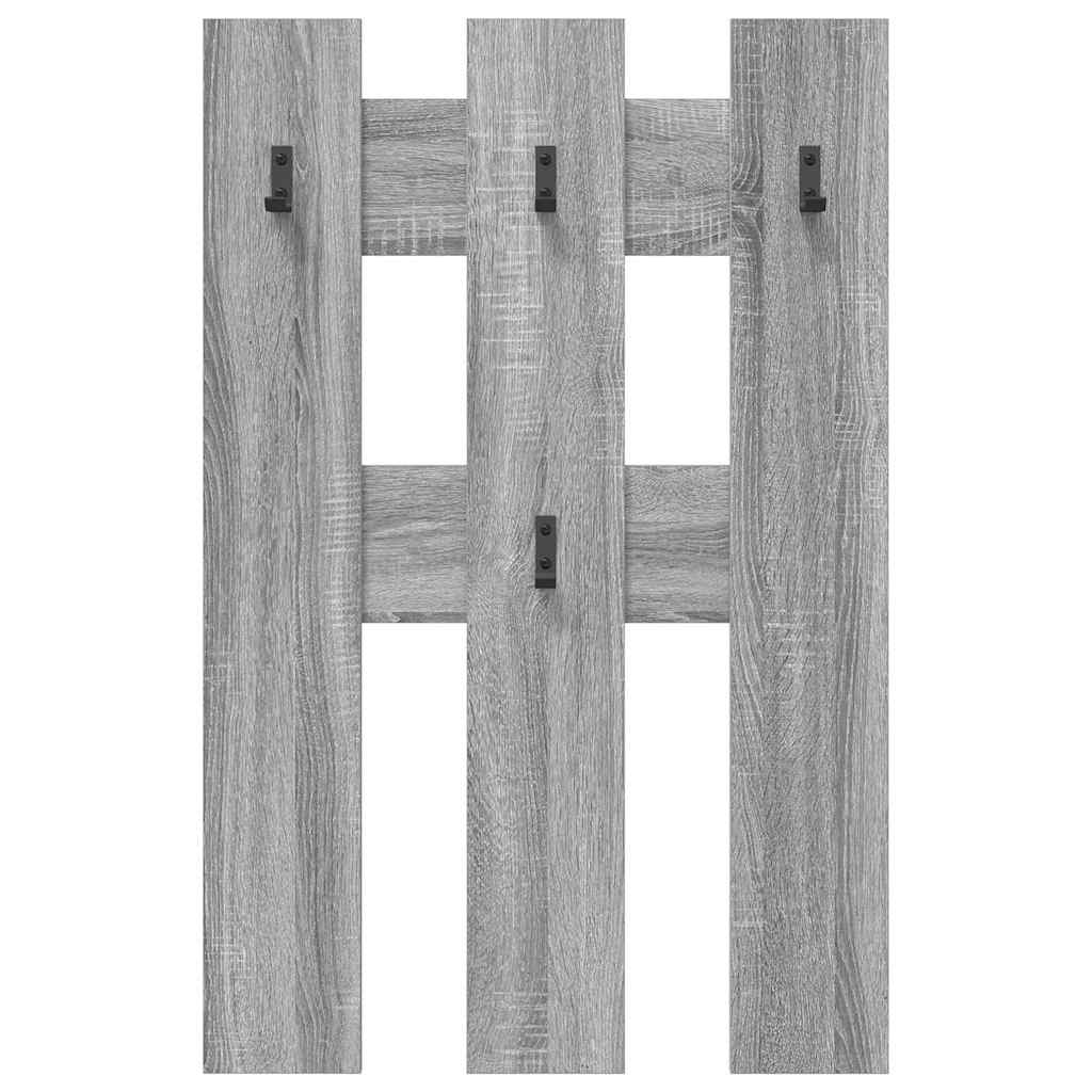 Appendiabiti a muro Grigio Sonoma 65 x 3 x 100 cm | homemem39