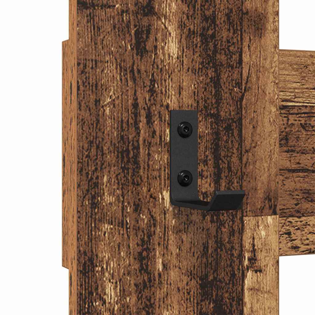Appendiabiti a muro Legno vecchio 65 x 3 x 100 cm | homemem39