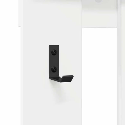 Appendiabiti a muro Bianco 100 x 10 x 100 cm Legno multistrato