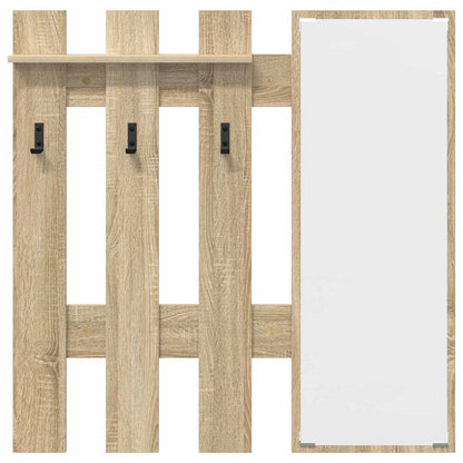 Appendiabiti a muro Rovere Sonoma 100 x 10 x 100 cm