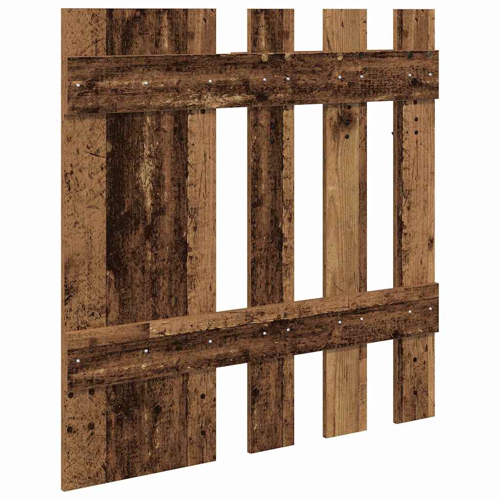 Appendiabiti a muro Legno vecchio 100 x 10 x 100 cm