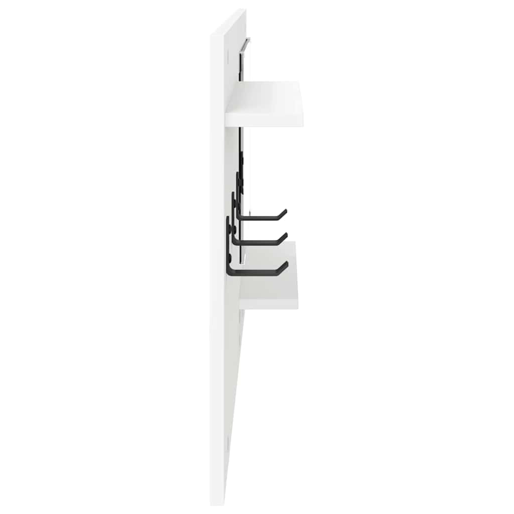 Appendiabiti a muro Bianco 90 x 10 x 50 cm Legno multistrato