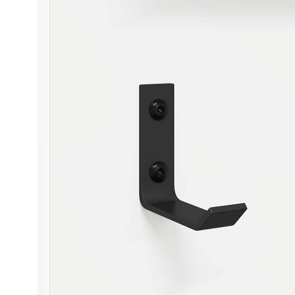 Appendiabiti a muro Bianco 70 x 10 x 90 cm Legno multistrato