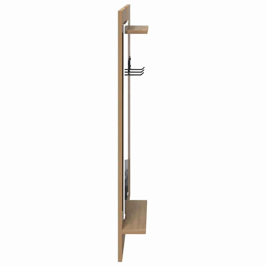 Appendiabiti a muro Rovere artigianale 70 x 10 x 90 cm | homemem39