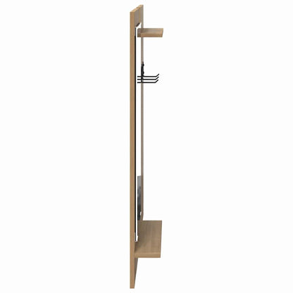 Appendiabiti a muro Rovere artigianale 70 x 10 x 90 cm | homemem39