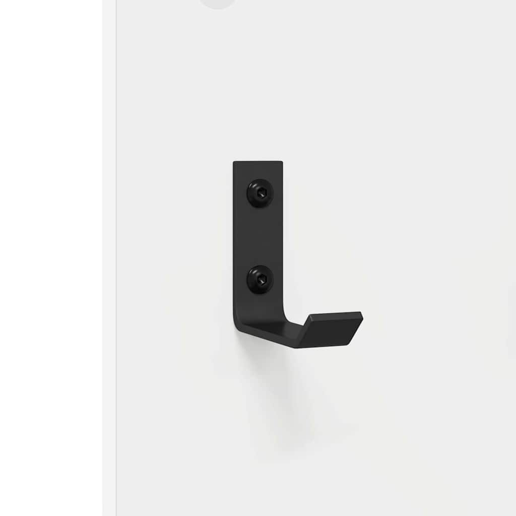 Appendiabiti a muro Bianco 96 x 1,5 x 90 cm Legno multistrato