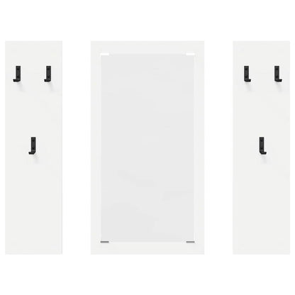 Appendiabiti a muro Bianco 96 x 1,5 x 90 cm Legno multistrato