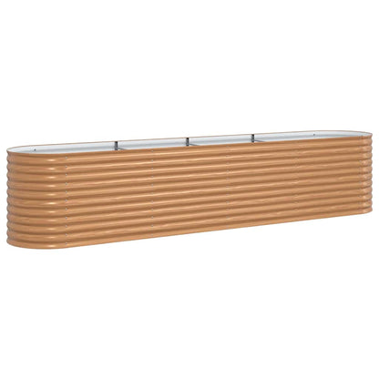 Letto Rialzato Marrone 400 x 80 x 81 cm Acciaio