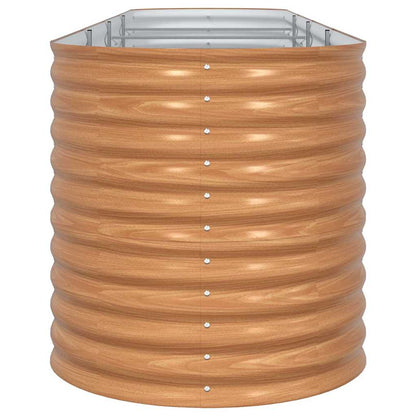 Letto Rialzato Marrone 400 x 80 x 81 cm Acciaio