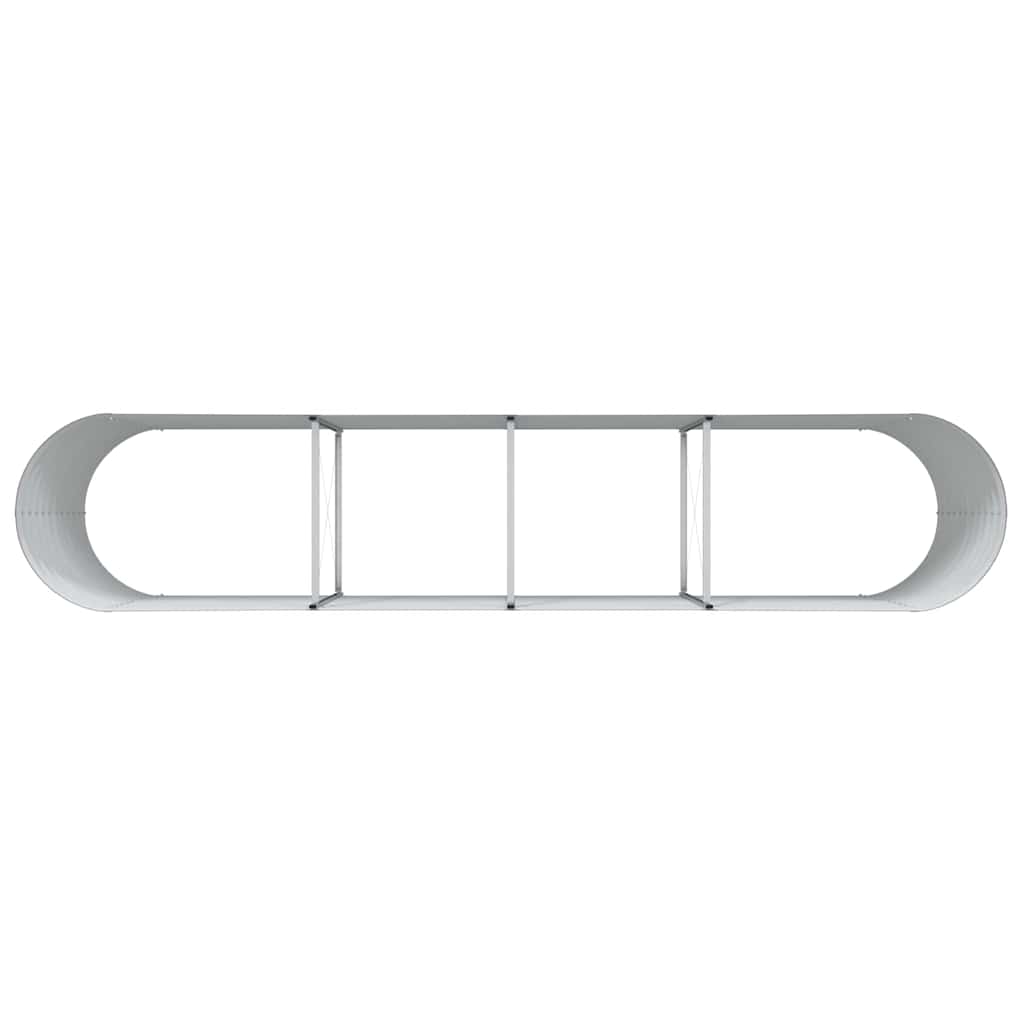 Letto Rialzato Marrone 400 x 80 x 81 cm Acciaio