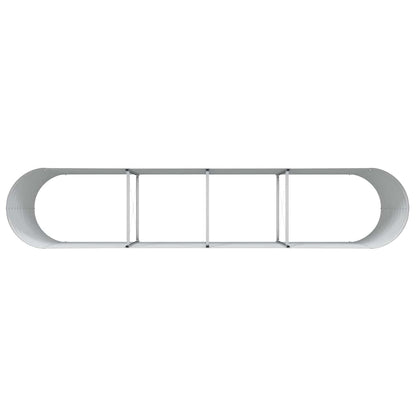 Letto Rialzato Marrone 400 x 80 x 81 cm Acciaio