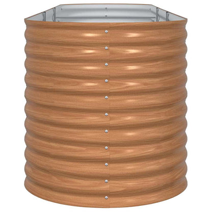 Letto Rialzato Marrone 320 x 80 x 81 cm Acciaio