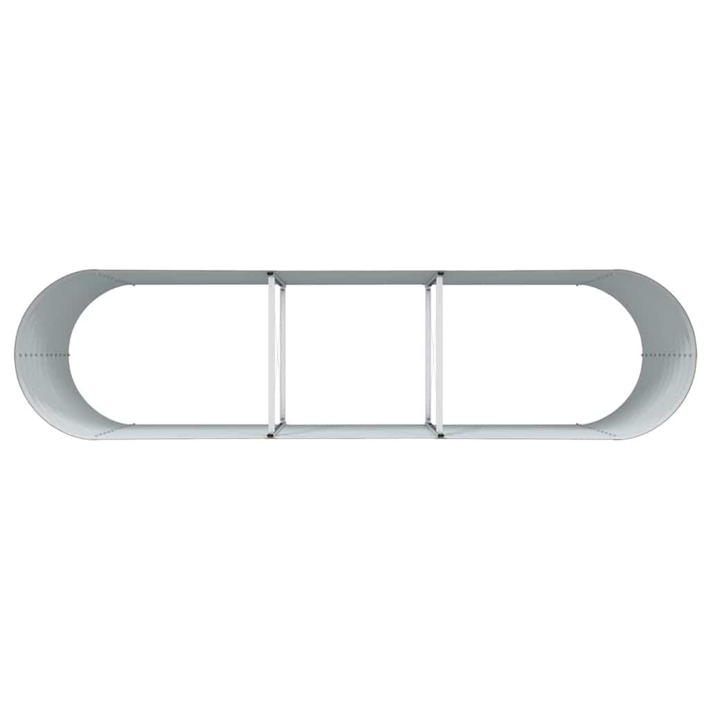 Letto Rialzato Marrone 320 x 80 x 81 cm Acciaio