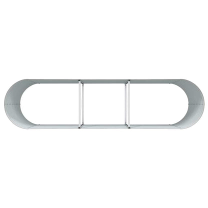 Letto Rialzato Marrone 320 x 80 x 81 cm Acciaio