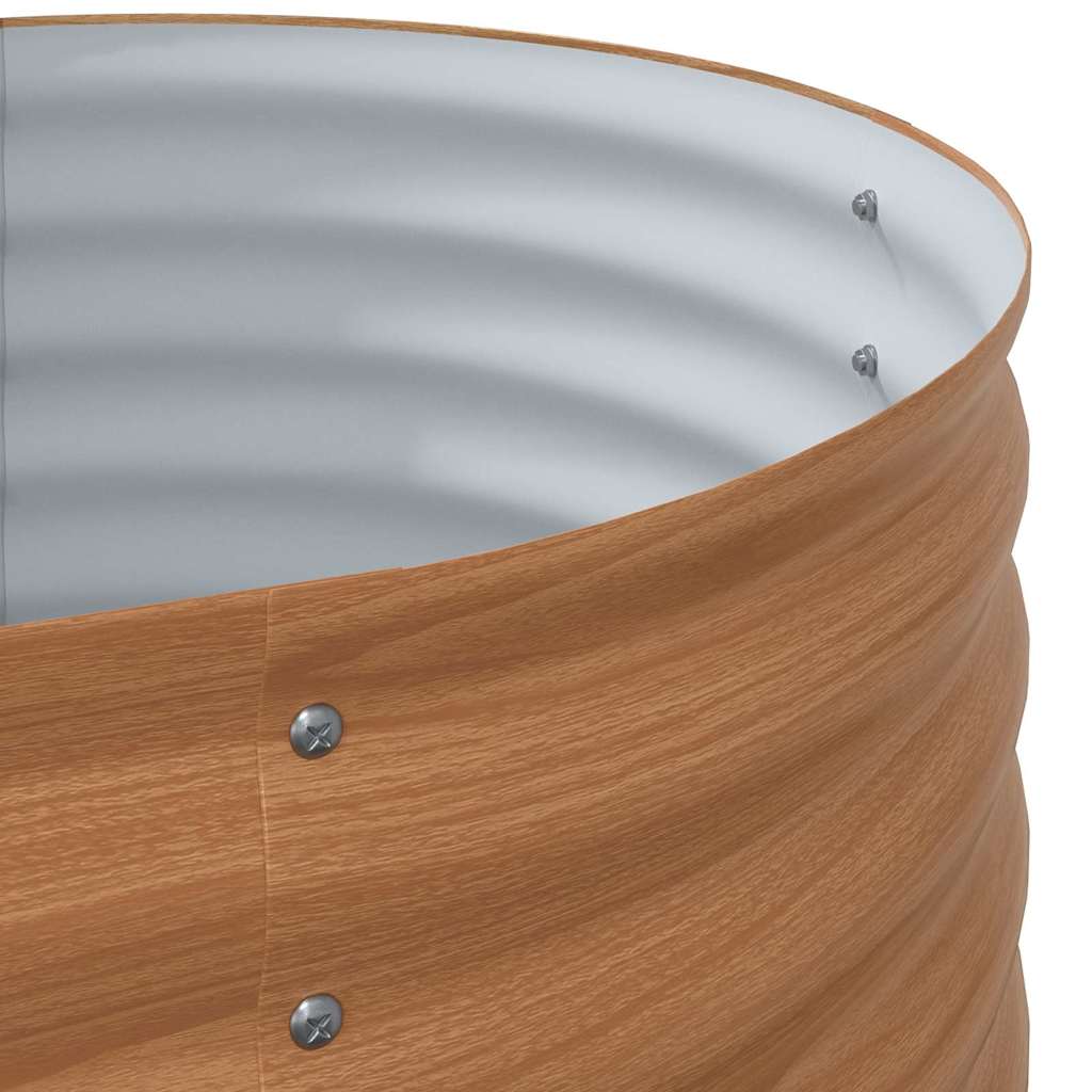 Letto Rialzato Marrone 240 x 80 x 81 cm Acciaio