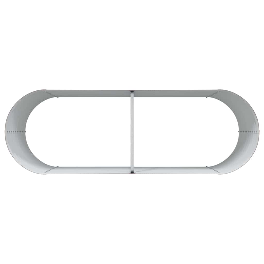 Letto Rialzato Marrone 240 x 80 x 81 cm Acciaio