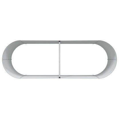 Letto Rialzato Marrone 240 x 80 x 81 cm Acciaio