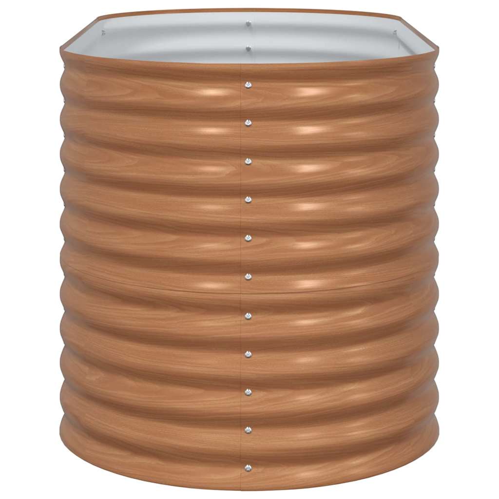 Letto Rialzato Marrone 160 x 80 x 81 cm Acciaio