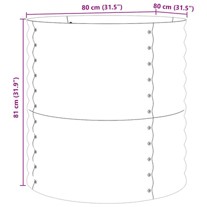 Letto Rialzato Marrone 80 x 80 x 81 cm Acciaio