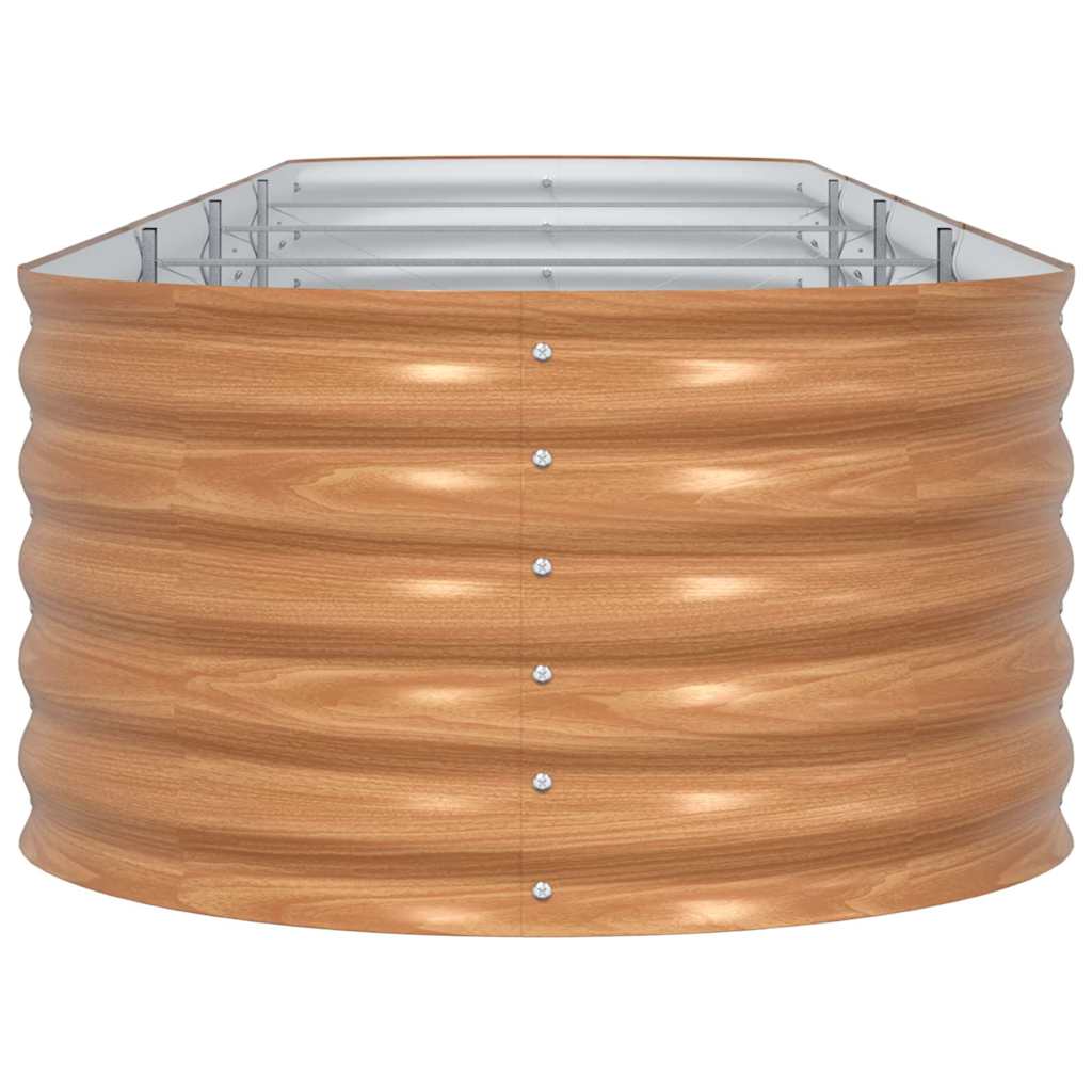 Letto Rialzato Marrone 400 x 80 x 44 cm Acciaio