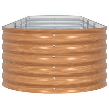 Letto Rialzato Marrone 400 x 80 x 44 cm Acciaio