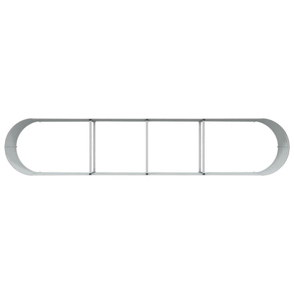 Letto Rialzato Marrone 400 x 80 x 44 cm Acciaio