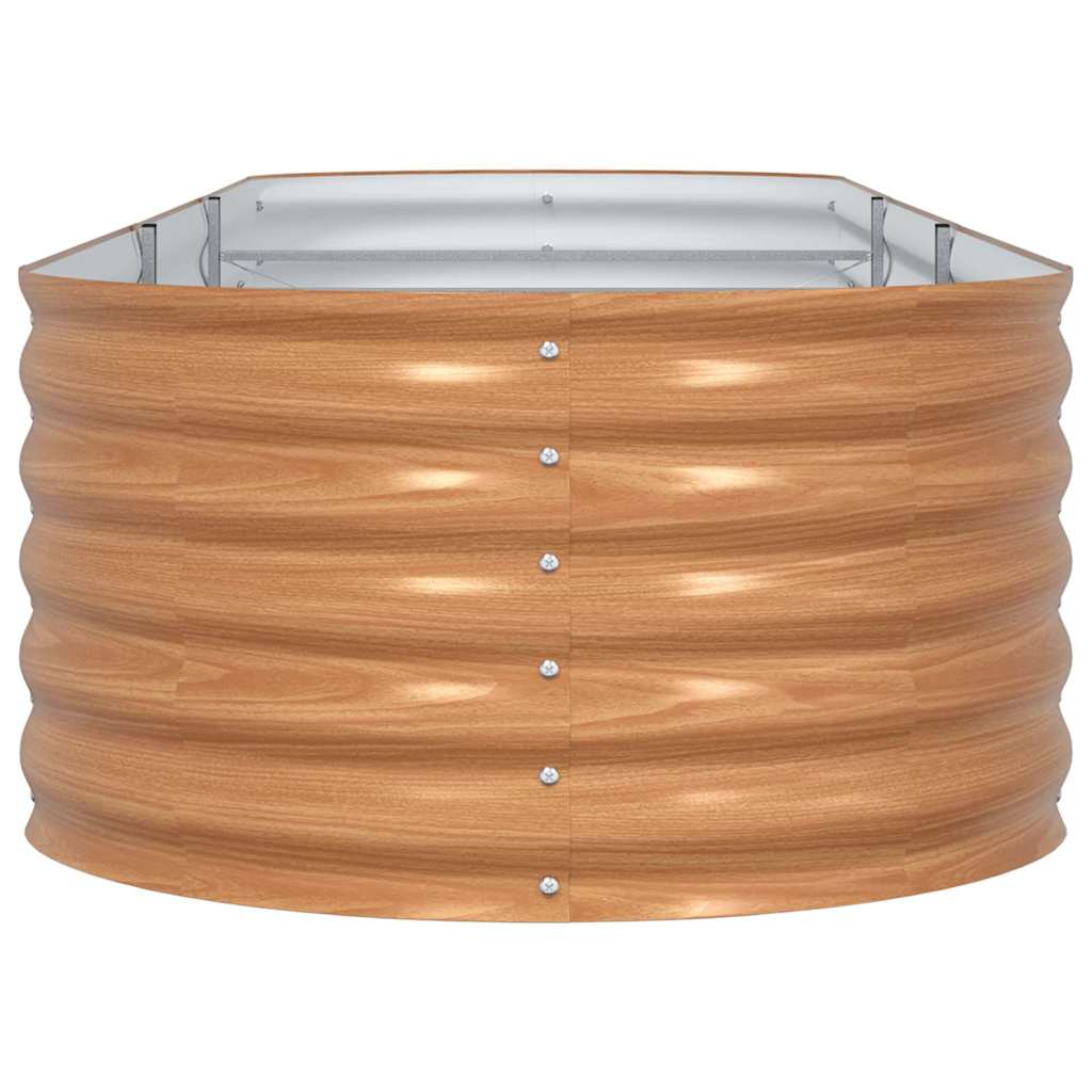 Letto Rialzato Marrone 320 x 80 x 44 cm Acciaio