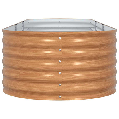 Letto Rialzato Marrone 320 x 80 x 44 cm Acciaio