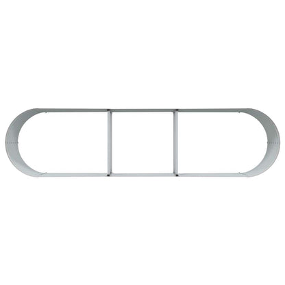 Letto Rialzato Marrone 320 x 80 x 44 cm Acciaio