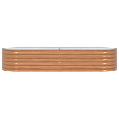 Letto Rialzato Marrone 240 x 80 x 44 cm Acciaio