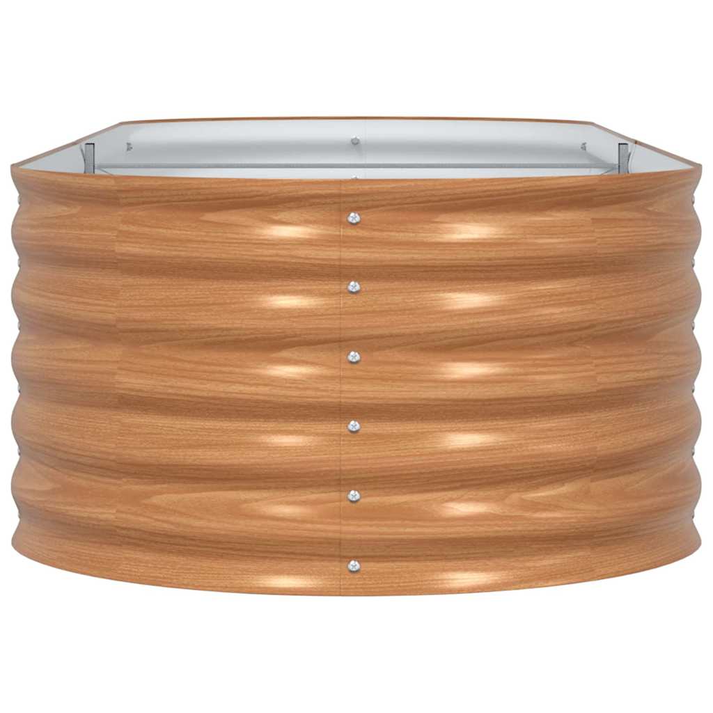 Letto Rialzato Marrone 240 x 80 x 44 cm Acciaio