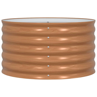 Letto Rialzato Marrone 80 x 80 x 44 cm Acciaio