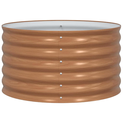 Letto Rialzato Marrone 80 x 80 x 44 cm Acciaio