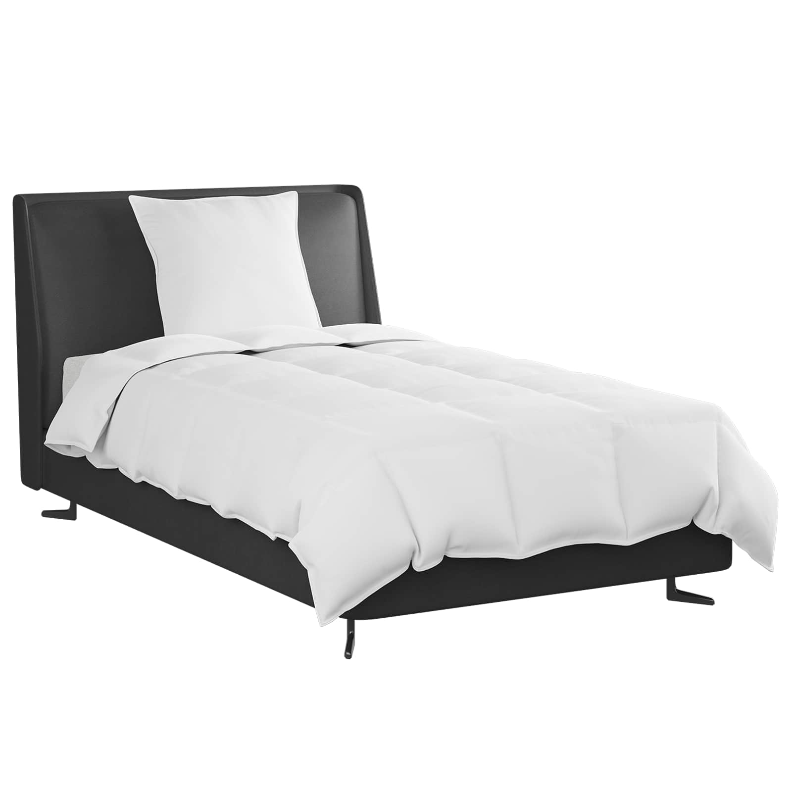 Duvet Estivo con cuscino 2 pcs Bianco Piuma d'anatra | homemem39