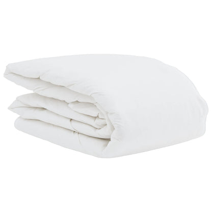 Duvet Estivo con cuscino 2 pcs Bianco Piuma d'anatra