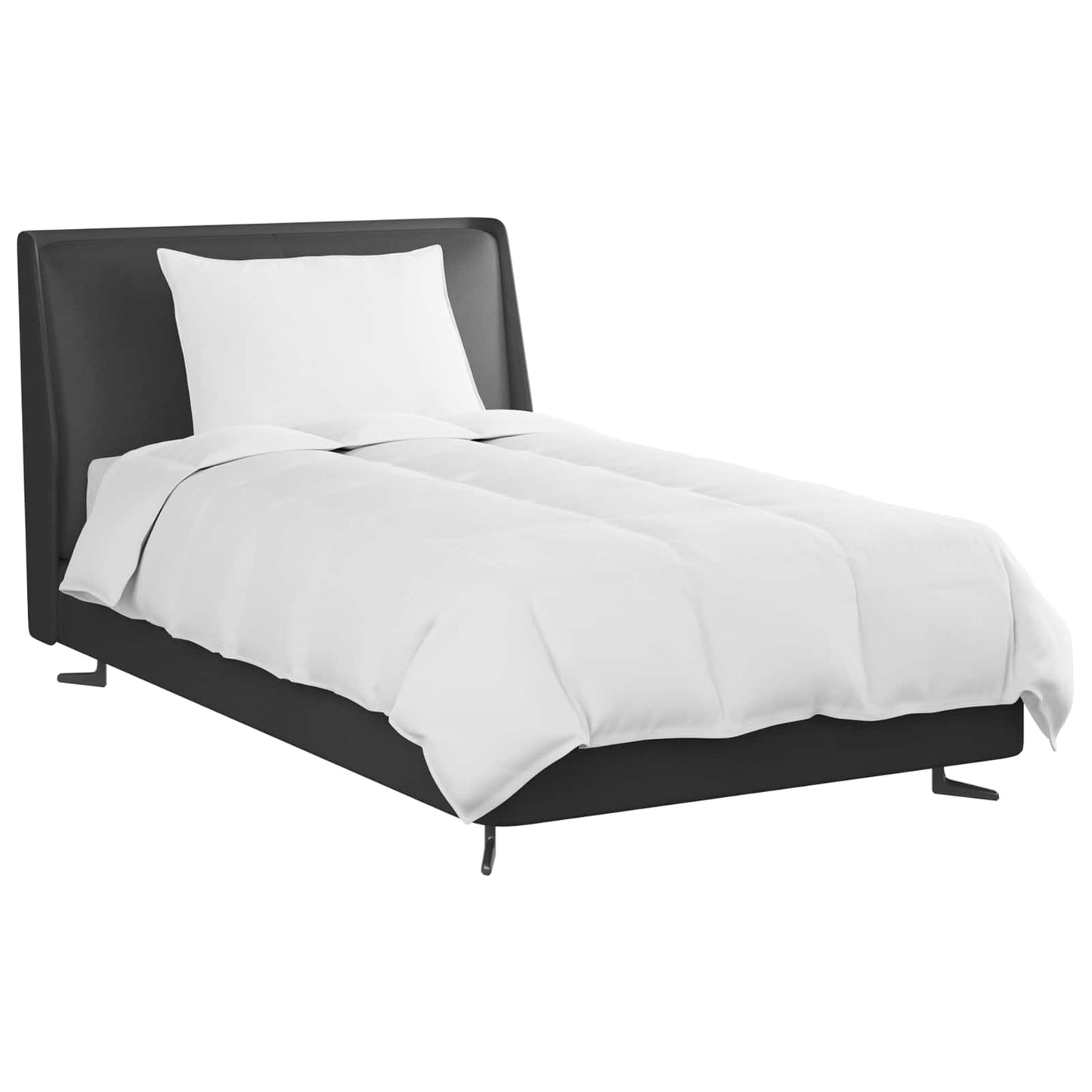 Duvet Estivo con cuscino 2 pcs Bianco Piuma d'anatra | homemem39