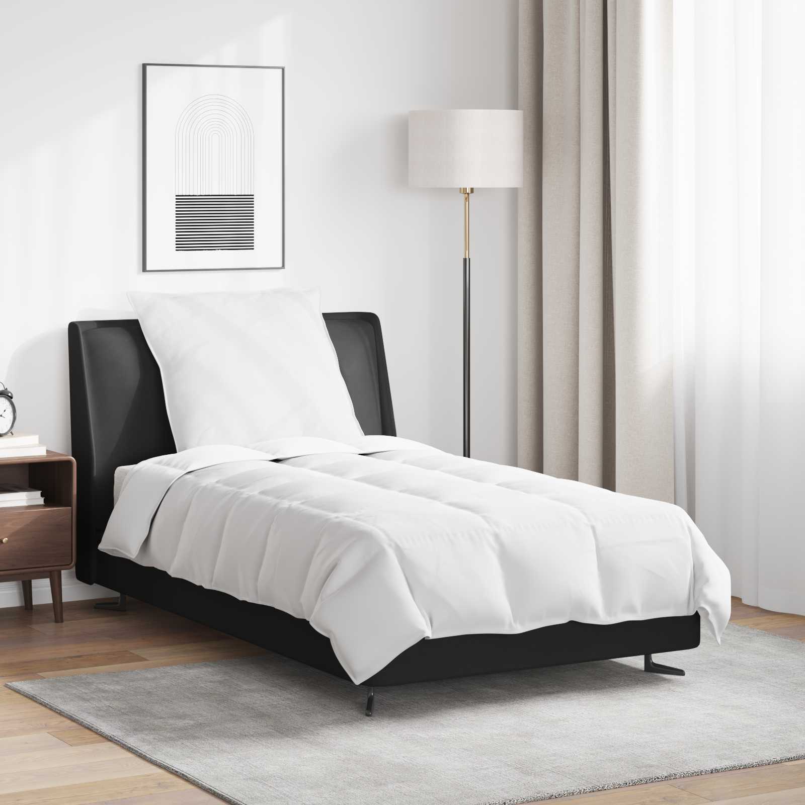 Duvet Estivo con cuscino 2 pcs Bianco Piuma d'anatra | homemem39
