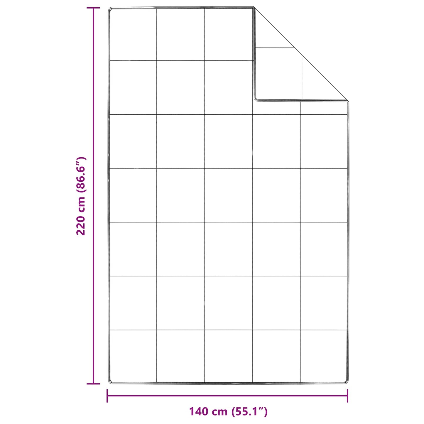 Duvet Estivo con cuscino 2 pcs Bianco Piuma d'anatra